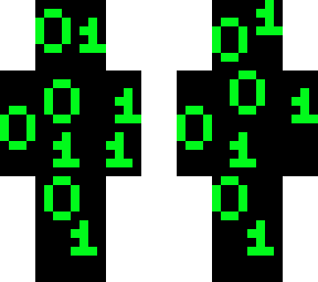 green binary skin