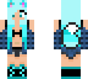 hot wolf girl custom skin