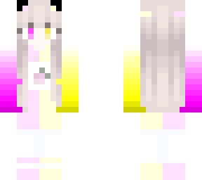 kawai pink-yellow mix girl