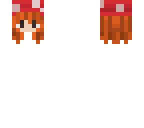mushroom hat w/ head