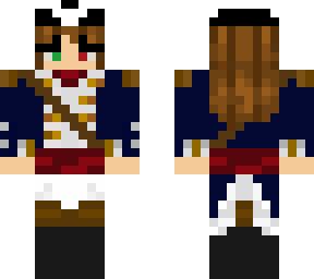 my minecraft skin in a lmanburg uniform!