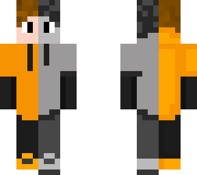 orange hoodie/ghost boy