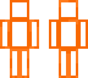orange shading outline