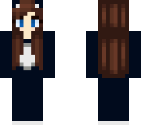 panda girl in a panda onesie