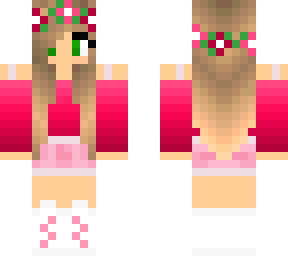 pink ombre girl
