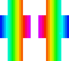 rainbow skin