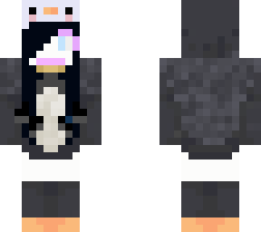stormybee in penguin hoodie