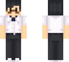 tiny me but shinji with black hair