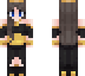 [ aedlin ] black/gold dress ~ edit