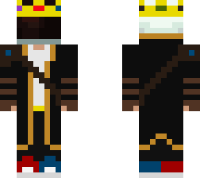 apollo in black coat