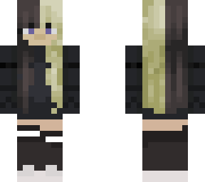 back and white e girl