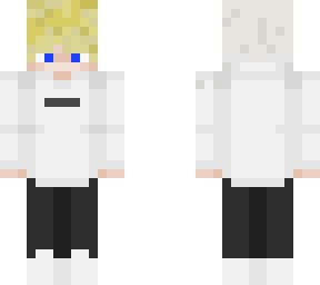blond white hoodie boy