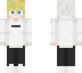 blond white hoodie boy