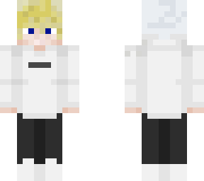 blond white hoodie boy