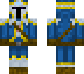 gilded bluesteel knight
