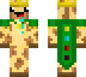 green robed king giraffe