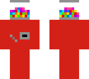 gumball machine person