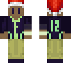 kay with christmas hat