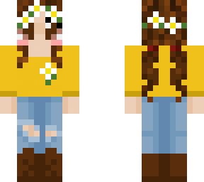 main skin flower crown