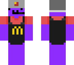 mcdonald’s worker with cool hat