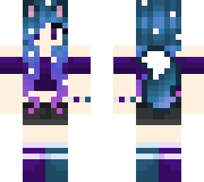 space themed wolf girl