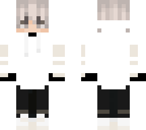 white hoodie