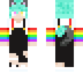 azmeow1355 first skin revamped (rainbow overalls)