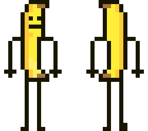 banana with dimensions