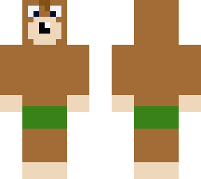 bera with green shorts