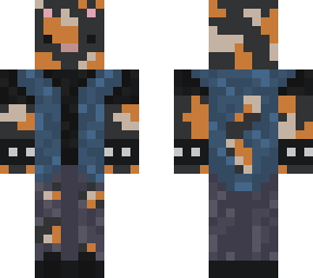 black, white n orange punk calico cat