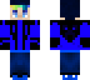 blue boy skin 10 w neon glasses