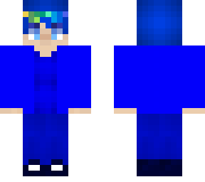 blue boy skin 11 w neon glasses