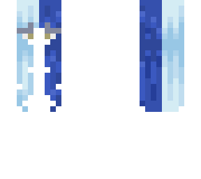 blue split hair lighter