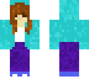 blue tired gamer girl