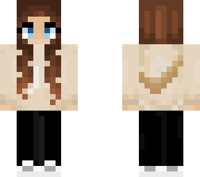 brown hair crme jumper