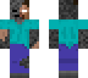 herobrine but he's turning into a wither skelly