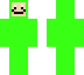 neon green with smile