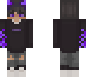 purple demon boy re-color re-uploaded
