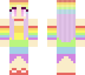 rainbow girl
