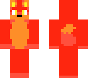 red and orange wolf