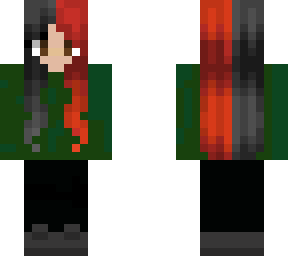 red/black hair