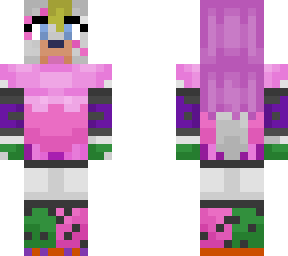 roxanne wolf and glamrock chica fusion