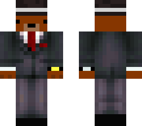 teddy in a suit