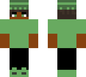 upgraded skin of boy in green