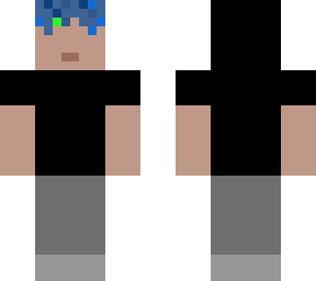 blue haird guy