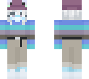 purple frog hat cool tones