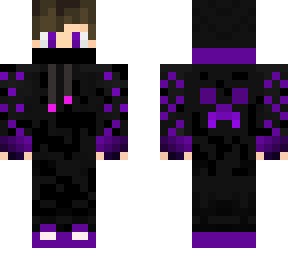 purple gamer boy