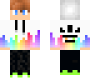 rainbow skin