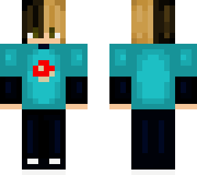 split dye hair person