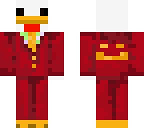 the best minecraft skin of a chicken in a suit